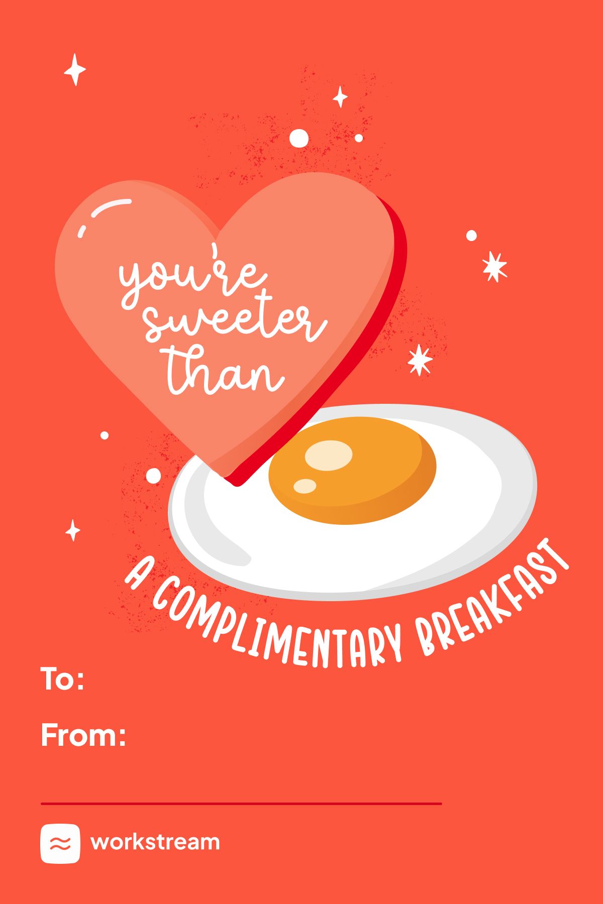 you're sweeter than a complimentary breakfast
